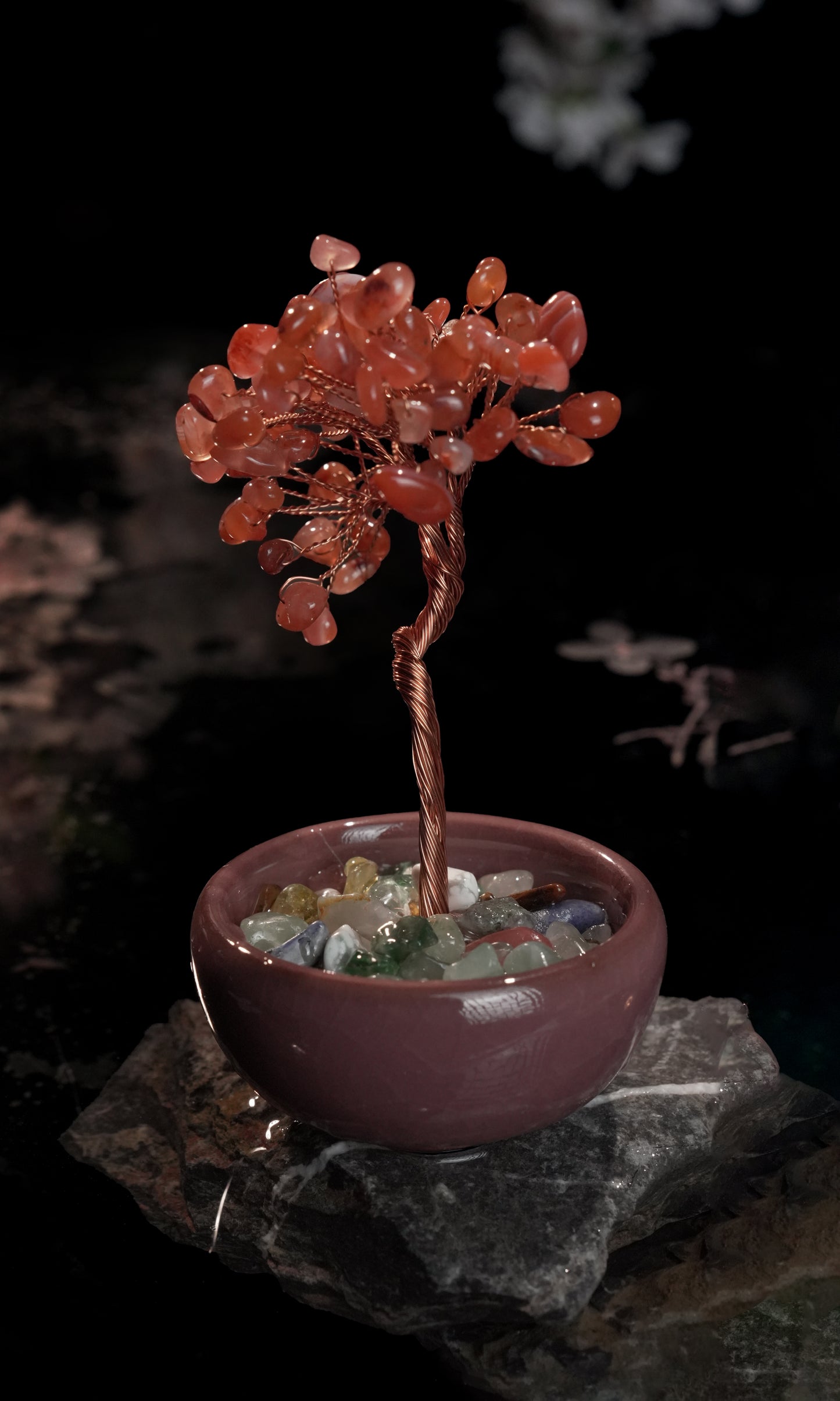 Árbol de Cristal de Feng Shui para el Hogar (Feng Shui Crystal Tree Home Decor)