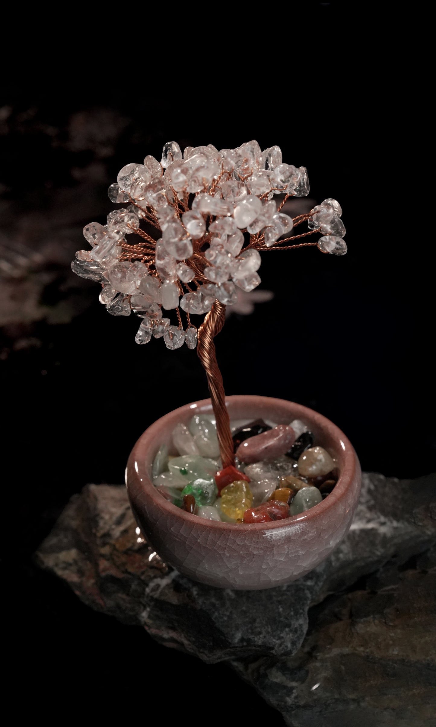 Árbol de Cristal de Feng Shui para el Hogar (Feng Shui Crystal Tree Home Decor)