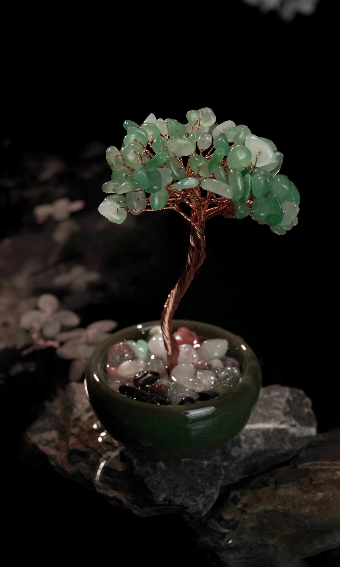Árbol de Cristal de Feng Shui para el Hogar (Feng Shui Crystal Tree Home Decor)