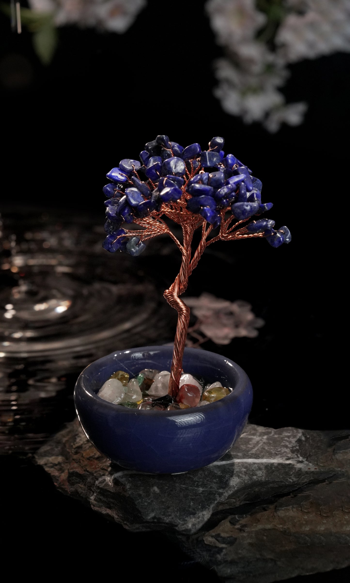 Árbol de Cristal de Feng Shui para el Hogar (Feng Shui Crystal Tree Home Decor)