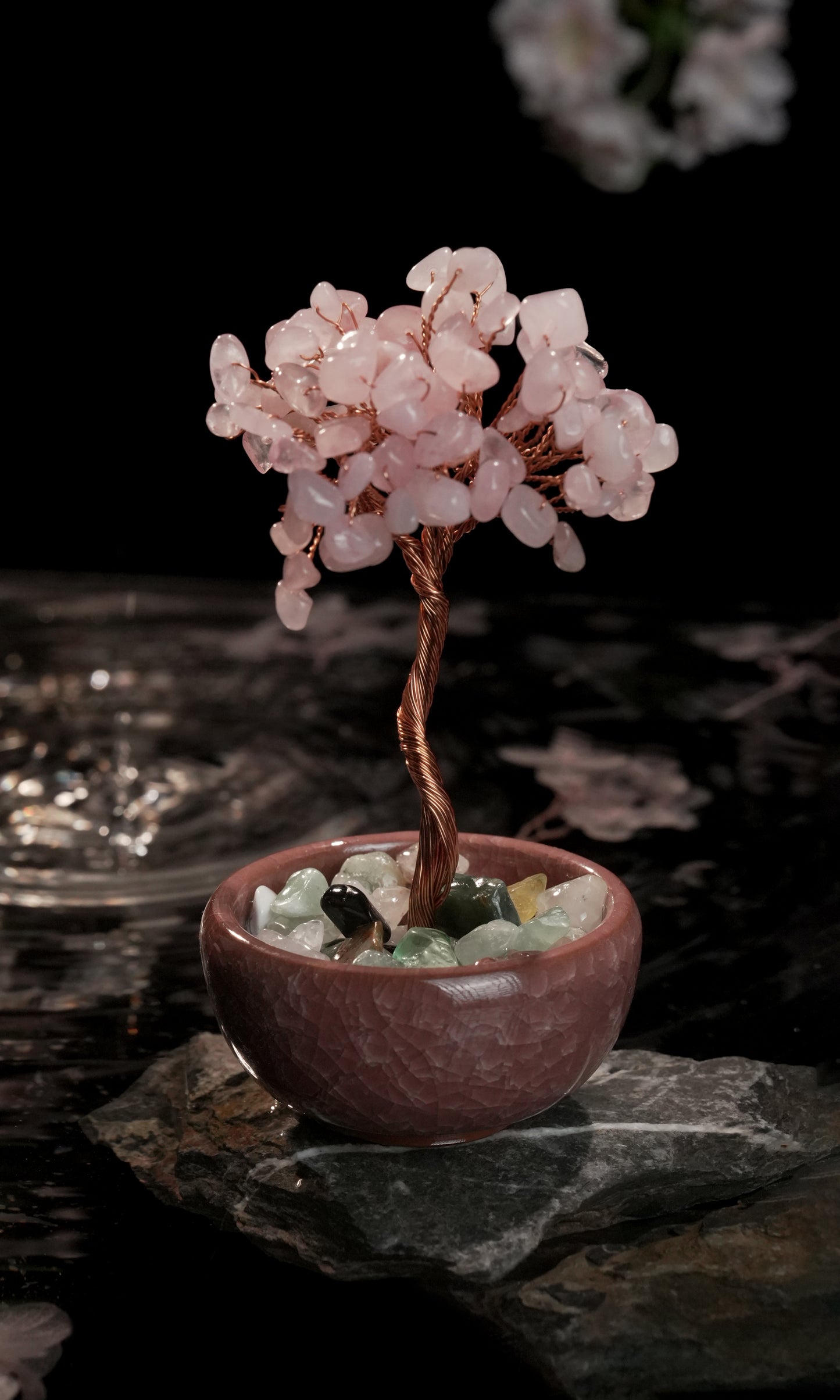 Árbol de Cristal de Feng Shui para el Hogar (Feng Shui Crystal Tree Home Decor)