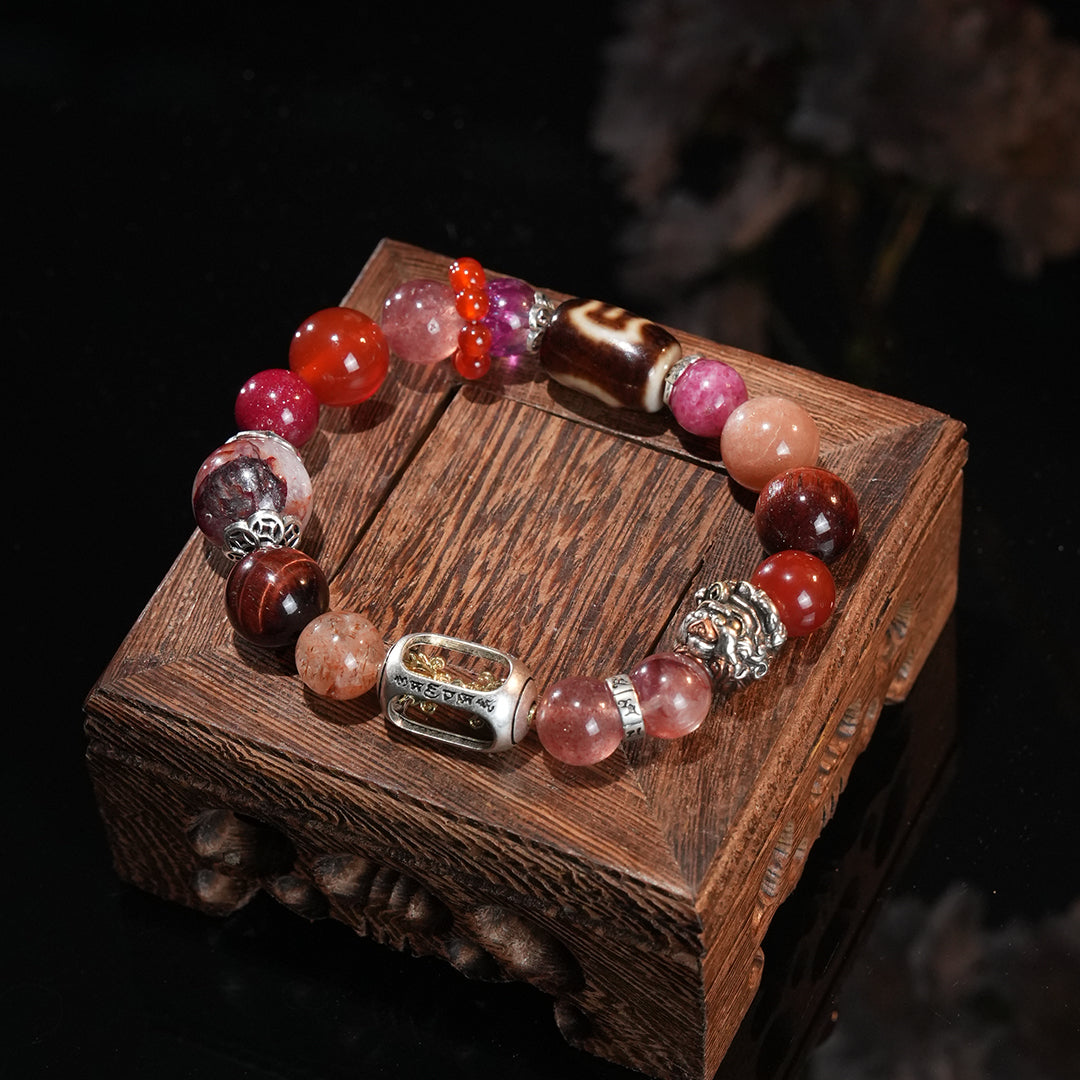 Lectura Avanzada 1-on-1 de la Carta Natal + Pulsera de Cristal de la Suerte (Sintonizada con tu Energía)
